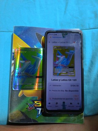 Carta Pokémon Latias y Latios GX