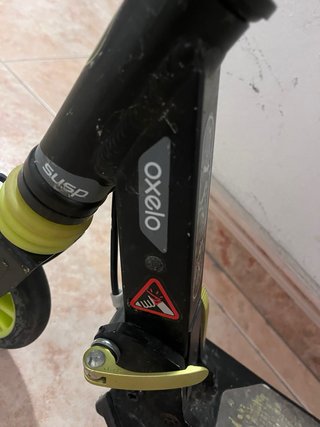 Patinete Oxelo con Suspensión Negro y Verde
