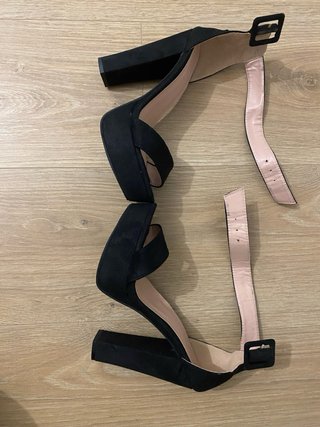 Zapatos de tacón negros 12cm
