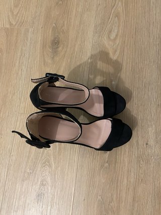 Zapatos de tacón negros 12cm