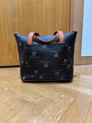 Bolso Pierre Cardin Negro y Marrón
