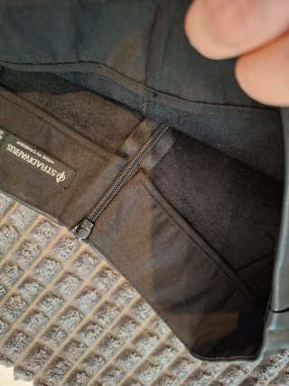 Falda pantalón Stradivarius Negra