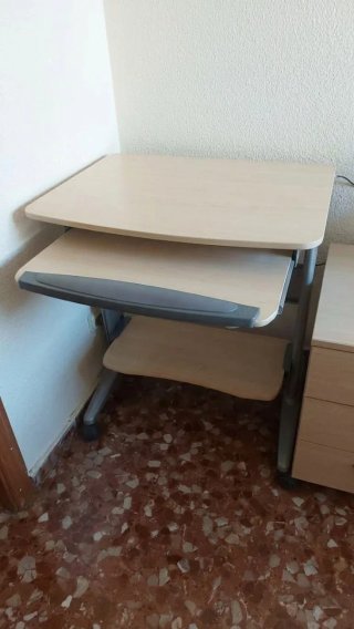 Mesa para impresora y ordenador