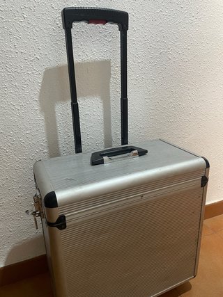 Maletín con ruedas y asa telescópica