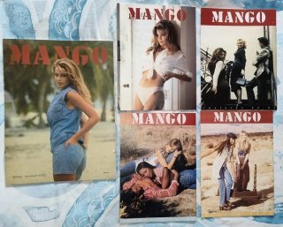Catálogos Mango 1992-1993 Claudia Schiffer y Naomi