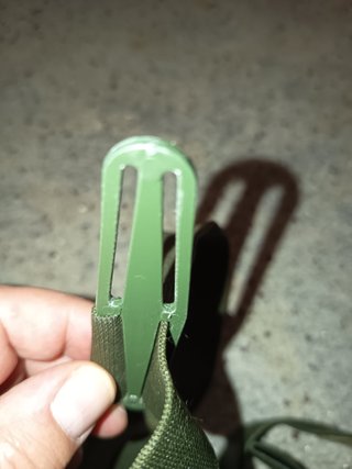 Cintura E.I. Velcro Verde Militare