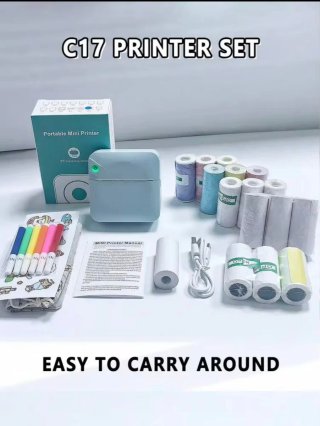 Set Impresora Mini Multifuncional C17