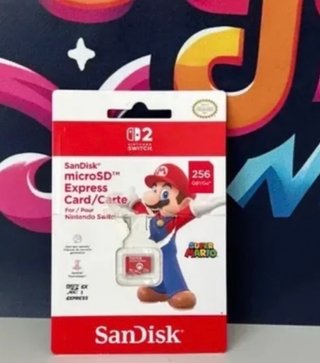 MicroSD SanDisk 256GB Nintendo Switch 2