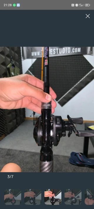 Carrete de pesca baitcasting