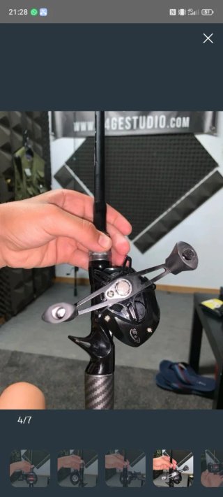 Carrete de pesca baitcasting