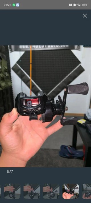 Carrete de pesca baitcasting