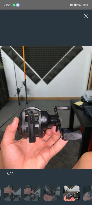 Carrete de pesca baitcasting