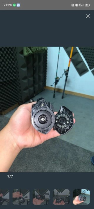 Carrete de pesca baitcasting