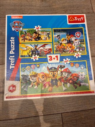Puzzle 3+1 Patrulla Canina Trefl