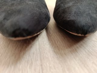 Botines tacón fino texturas