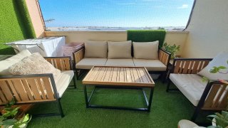 Conjunto Sofá Terraza Exterior