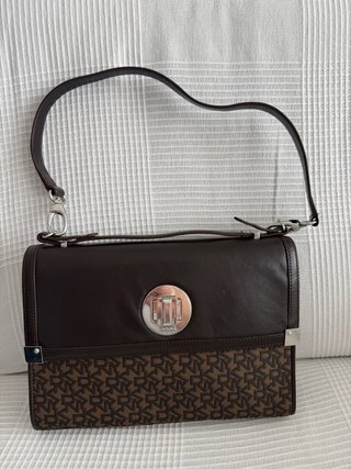 Bolso DKNY Marrón Logo
