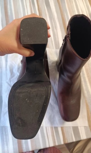 Botines Zara Plataforma Marrones