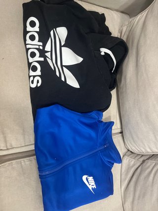 Lote de 2 Chaquetas Nike y Adidas