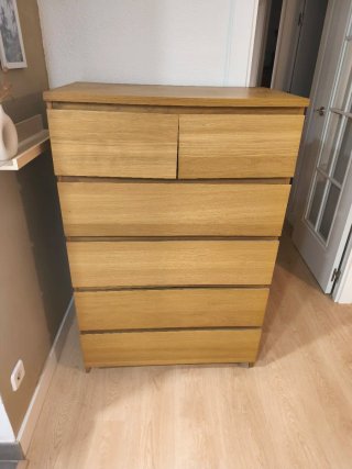 Cajonera IKEA de madera