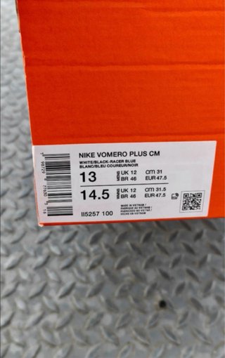 Nike Vomero Plus CM Talla 47.5