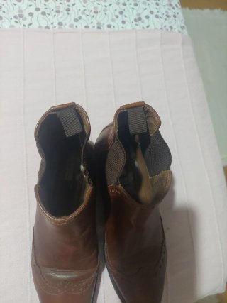 Botines de Piel Massimo Dutti Marrones Talla 37