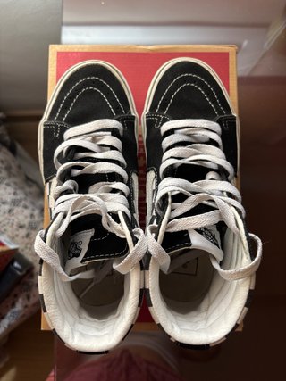 Zapatillas Vans Sk8-Hi Checkerboard Plataforma
