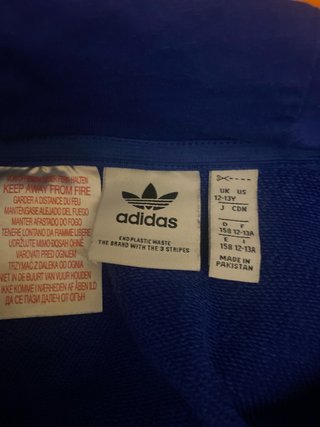 Sudadera Adidas Azul Oscuro( talla 12-13 años)