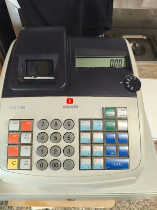 Caja Registradora Olivetti ECR 7100