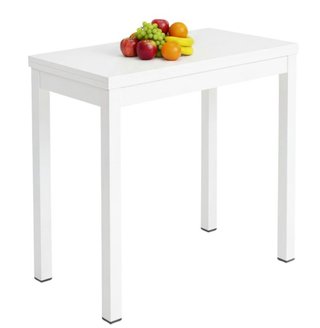 Mesa de cocina extensible blanca NUEVA