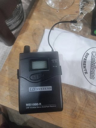 LD Systems MEI1000-R Receptor In-Ear Negro