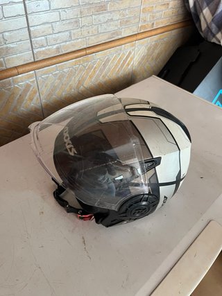 Casco AXXIS negro con visor