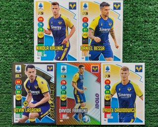 5 Carte Adrenalyn XL Panini 2021/22 Verona