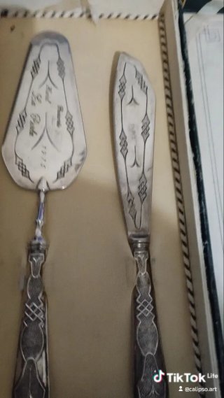 Set Tagliatorta Argento 800