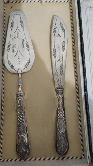 Set Tagliatorta Argento 800