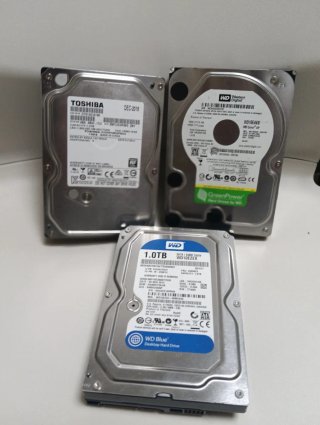 Lote 3 Discos Duros 1TB HDD 3.5 SATA