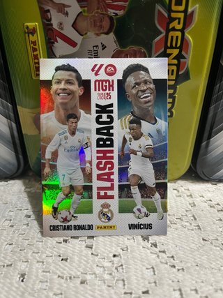 Cromo Flashback Megacracks Cristiano y Vinicius