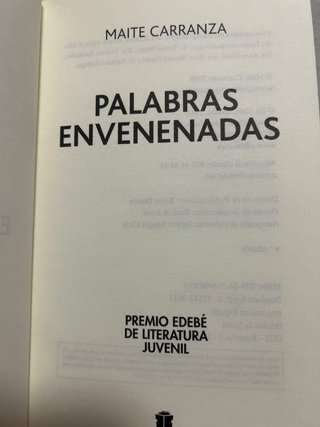 Palabras envenenadas