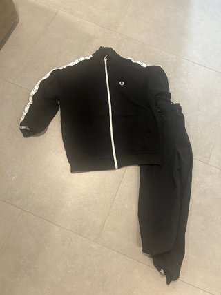 Chándal Fred Perry Negro Talla XL