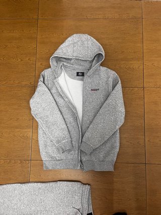 Chaqueta con Capucha McKenzie Gris Talla XL