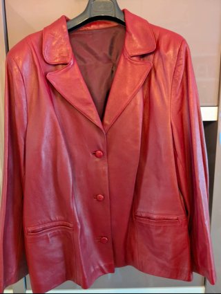 Chaqueta Sastre de Piel Roja