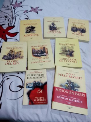 Colección de libros de Alatriste
