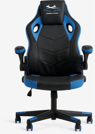 Silla Gaming Juvenil Azul y Negra