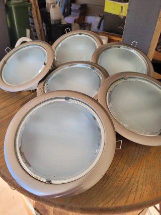 Set de 6 Focos Empotrables Circulares