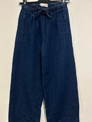 Pantalón vaquero azul ancho talla Sx