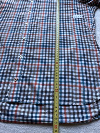 Camisa Tommy Hilfiger Custom Fit Cuadros Talla XL