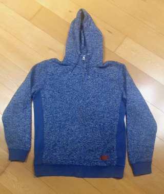 Chaqueta con capucha Quiksilver Azul XL