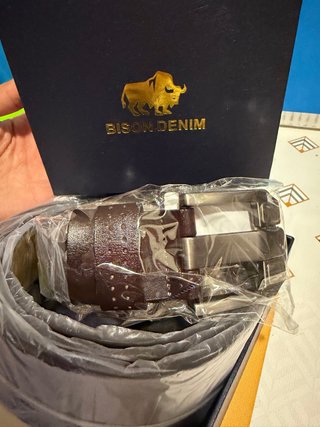 Cinturón Bison Denim Marrón