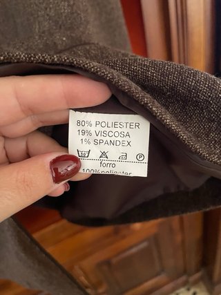 Chaqueta Marrón Vintage Talla Grande