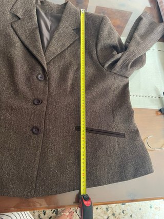 Chaqueta Marrón Vintage Talla Grande